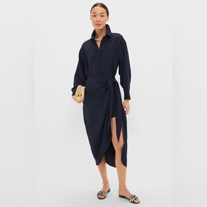 Apiece Apart Alessandra Sarong Shirt Dress